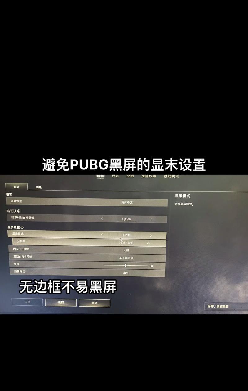 绝地求生中如何调整黑白无颜色设置？  第2张