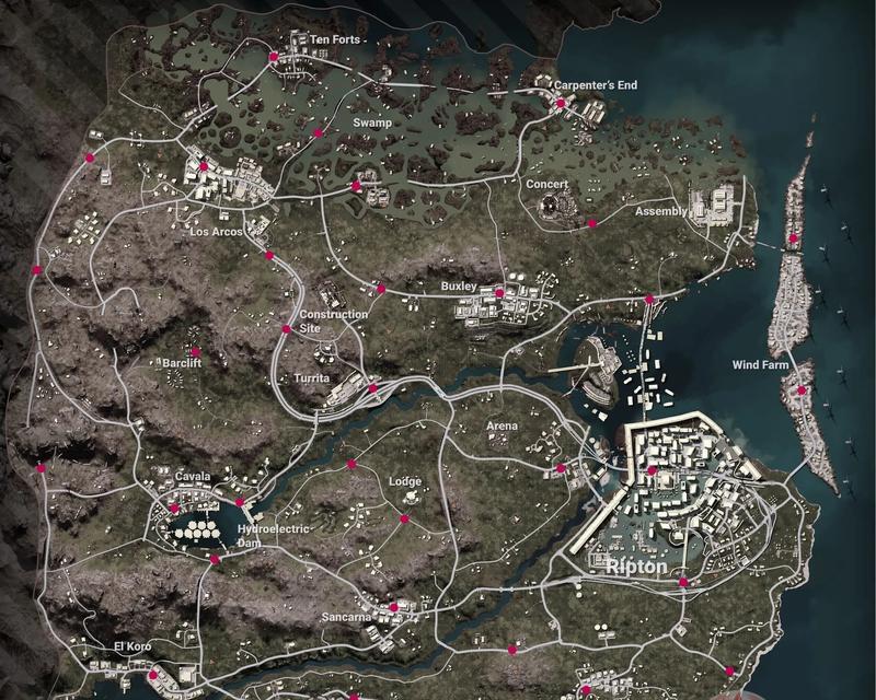 绝地求生降落位置选择技巧？  第1张