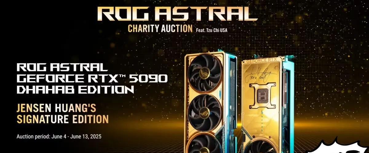 真·败家之眼！华硕ROG5090D黄金显卡：5公斤纯金打造！超500万！  第2张