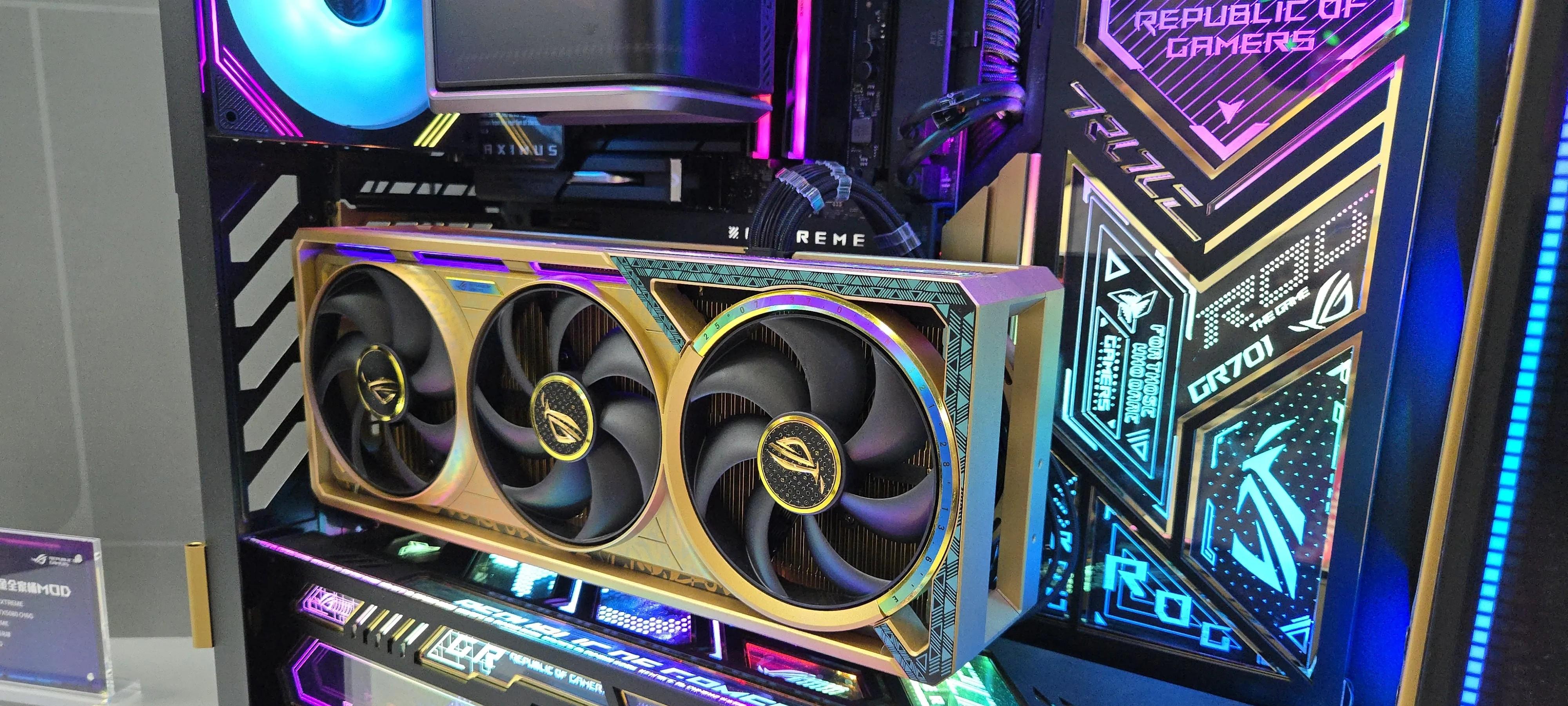 真·败家之眼！华硕ROG5090D黄金显卡：5公斤纯金打造！超500万！  第12张
