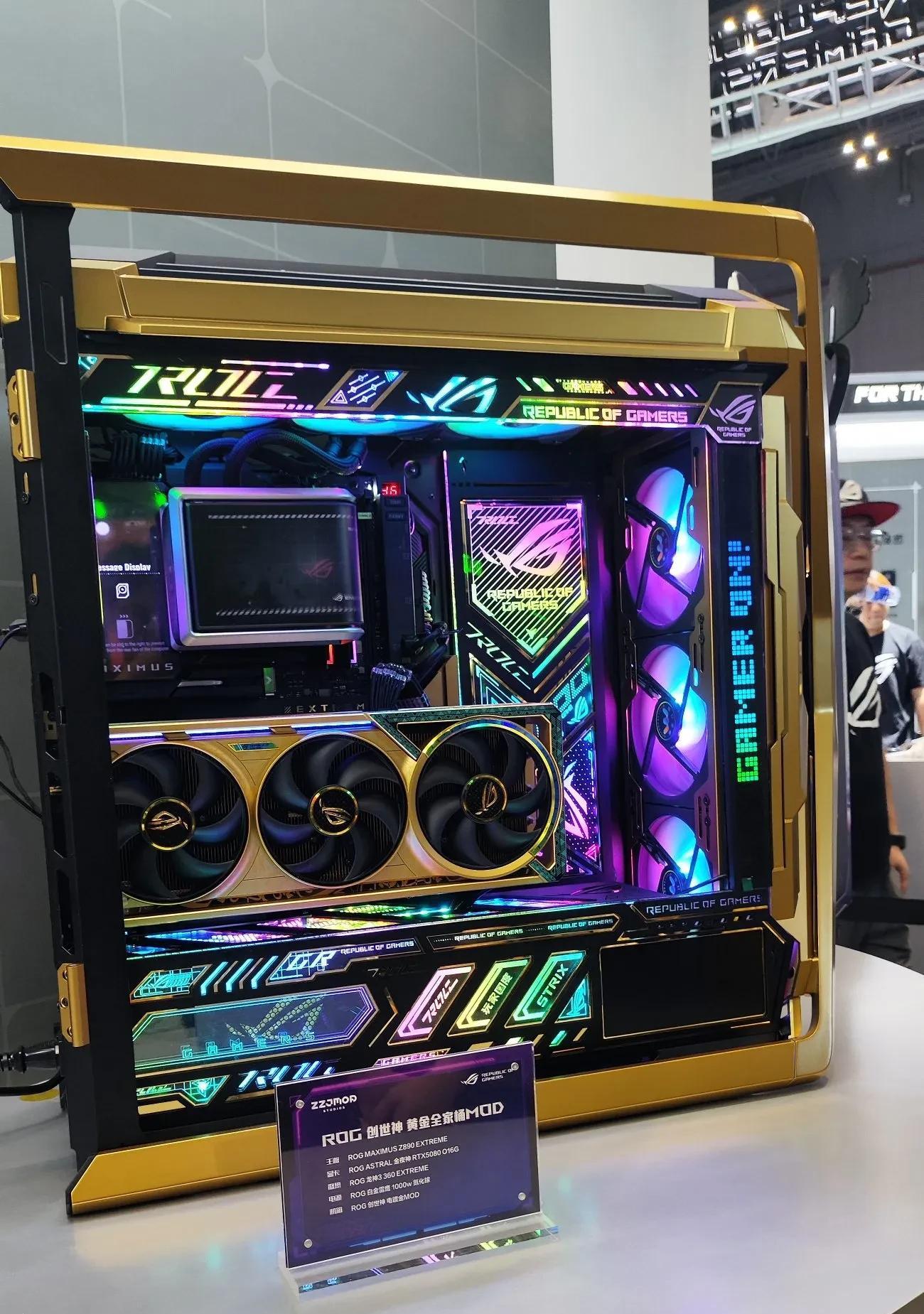 真·败家之眼！华硕ROG5090D黄金显卡：5公斤纯金打造！超500万！  第13张