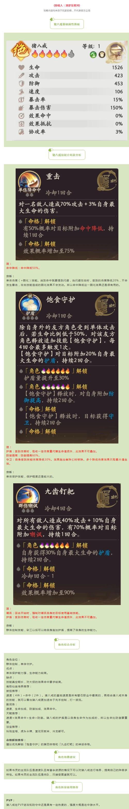 问道中悟空八戒的打法是什么？如何有效对抗这两个角色？  第2张