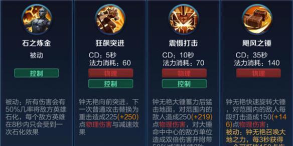 钟无艳技能、出装、铭文与连招详解  第2张