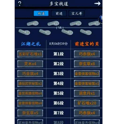 江湖悠悠宝物获取攻略（让你一步步走向江湖之巅）  第3张